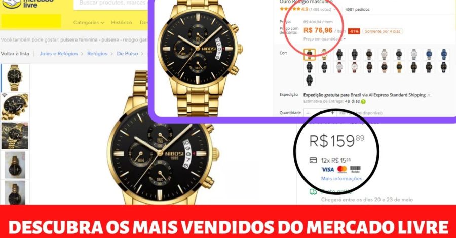 Descubra quais os produtos mais vendidos no Mercado Livre | Entenda a importância para o seu negócio