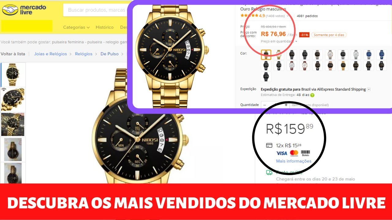 Descubra quais os produtos mais vendidos no Mercado Livre | Entenda a importância para o seu negócio