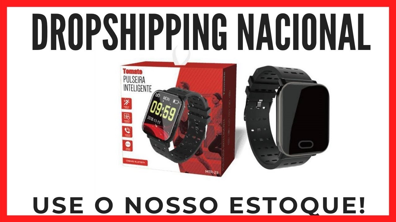 DropShipping NACIONAL – Pulseira inteligente para revenda modelo TOMATE MTR-23