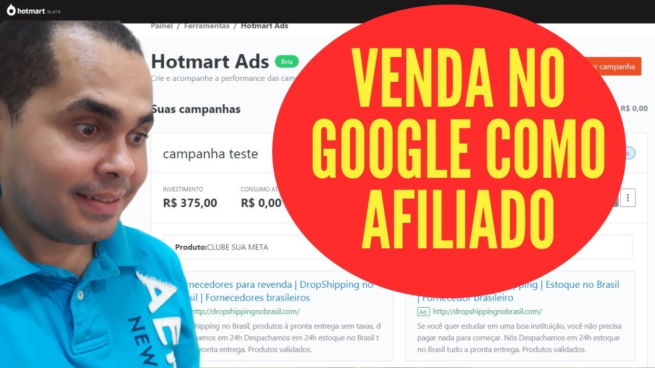 💣 HOTMART ADS – Aprenda como vender como afiliado da Hotmart no Google criando anúncios pagos