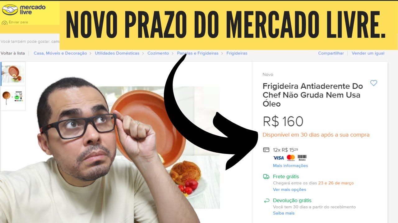 Novo prazo de entrega do Mercado Livre permite prazo maior de entrega mas exposição cai