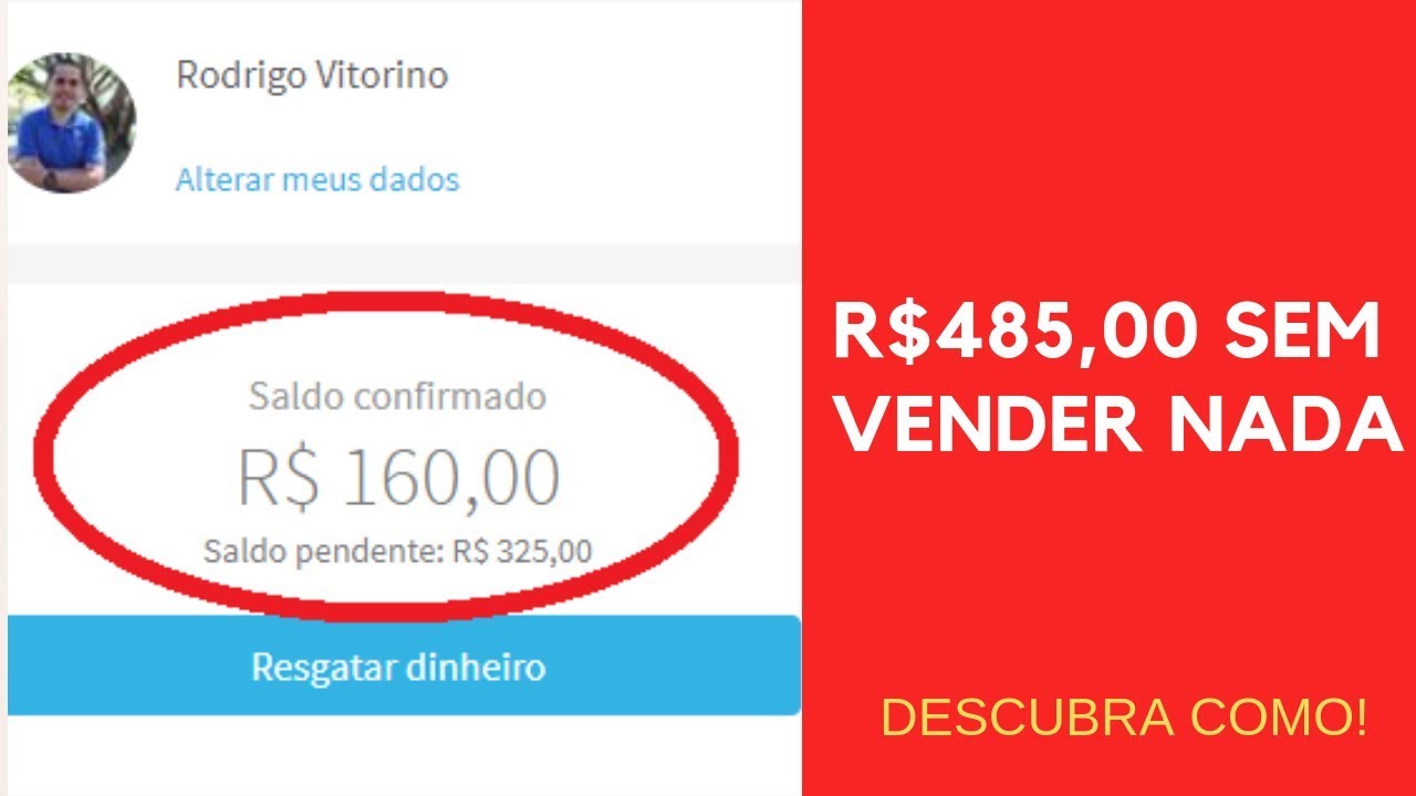 R$485,00 Trabalhando em casa SEM VENDER NADA | Uma forma de RENDA EXTRA sem investimentos nem vendas