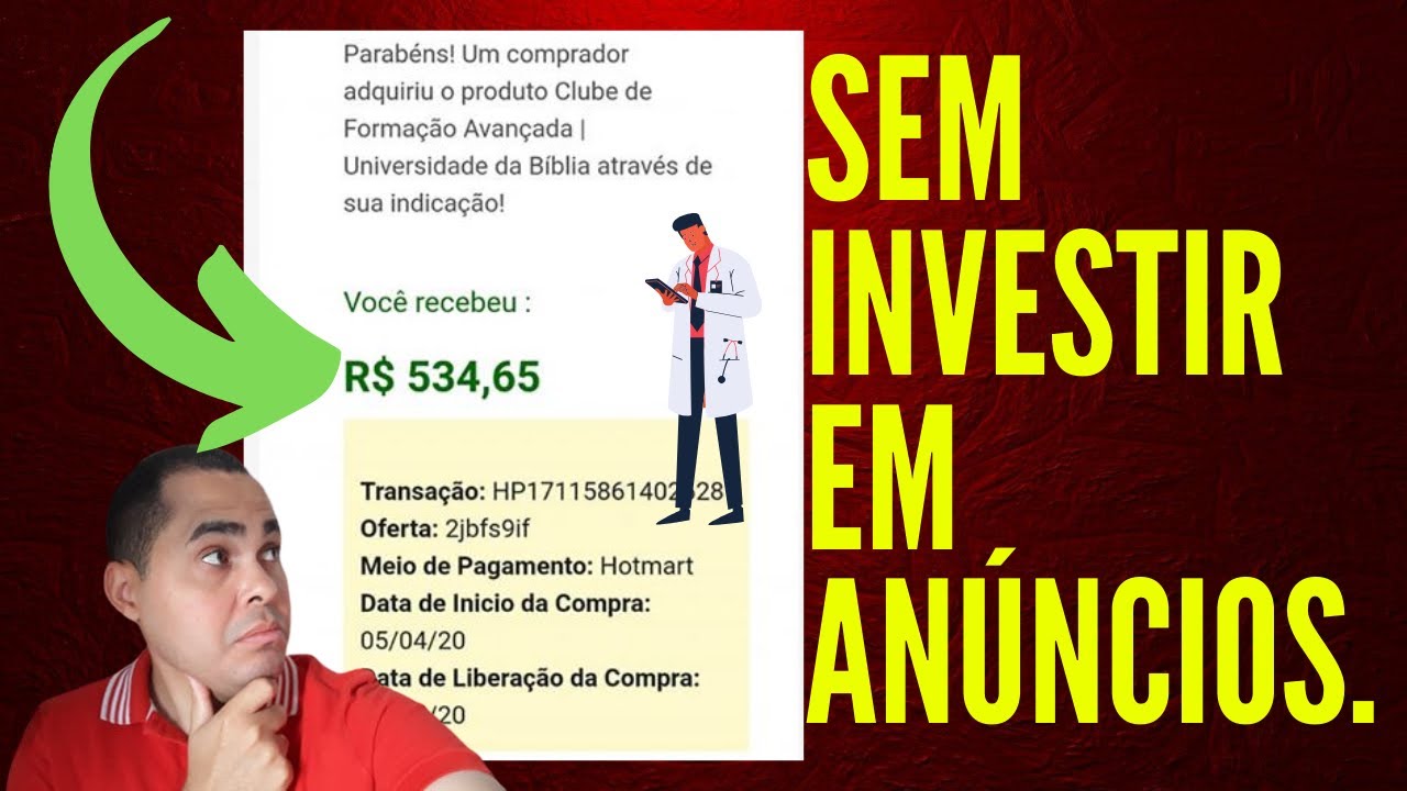 💣😍R$534,65 POR VENDA trabalhando em casa sem investir em anúncios pagos! COMPROVADO FUNCIONA MESMO