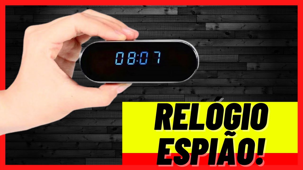 RÁDIO RELÓGIO ESPIÃO | Fornecedor de Câmera espiã