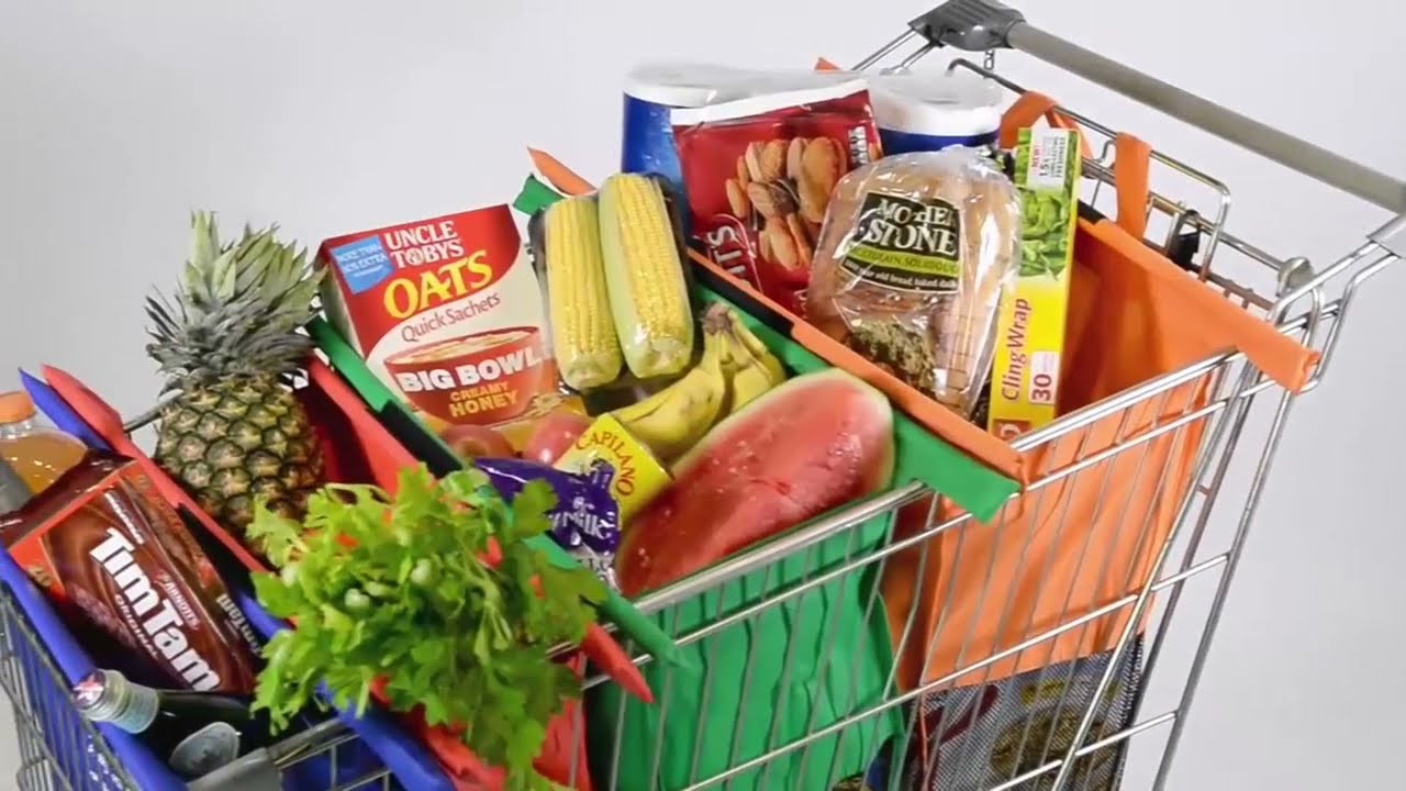 KIT DE SACOLA DE CARRINHO DE COMPRAS SHOPMAX ORIGINAL | PRODUTO NO BRASIL COM NOTA FISCAL