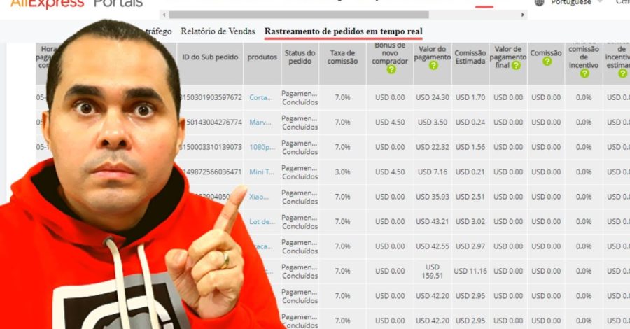 Venda de R$55,00 sem estoque e sem DropShipping! Ganhe Dinheiro com o Aliexpress como afiliado