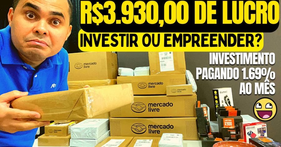 Lucro de R$3.930,00! Investir em Fundos Imobiliários ou abrir um negócio na Shopee e Mercado Livre?