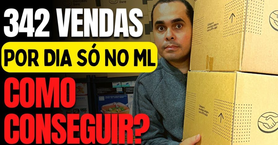 Como fazer 342 vendas por dia no Mercado Livre! Quanto TEMPO dá para conseguir estes resultados?