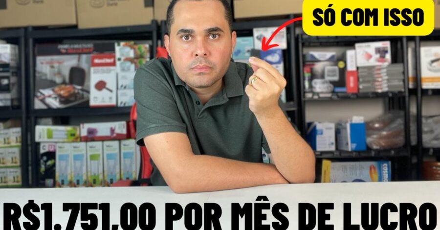 Produto de R$33,00 gera R$1.751,00 de lucro POR MÊS somente no Mercado Livre! Trabalho em casa