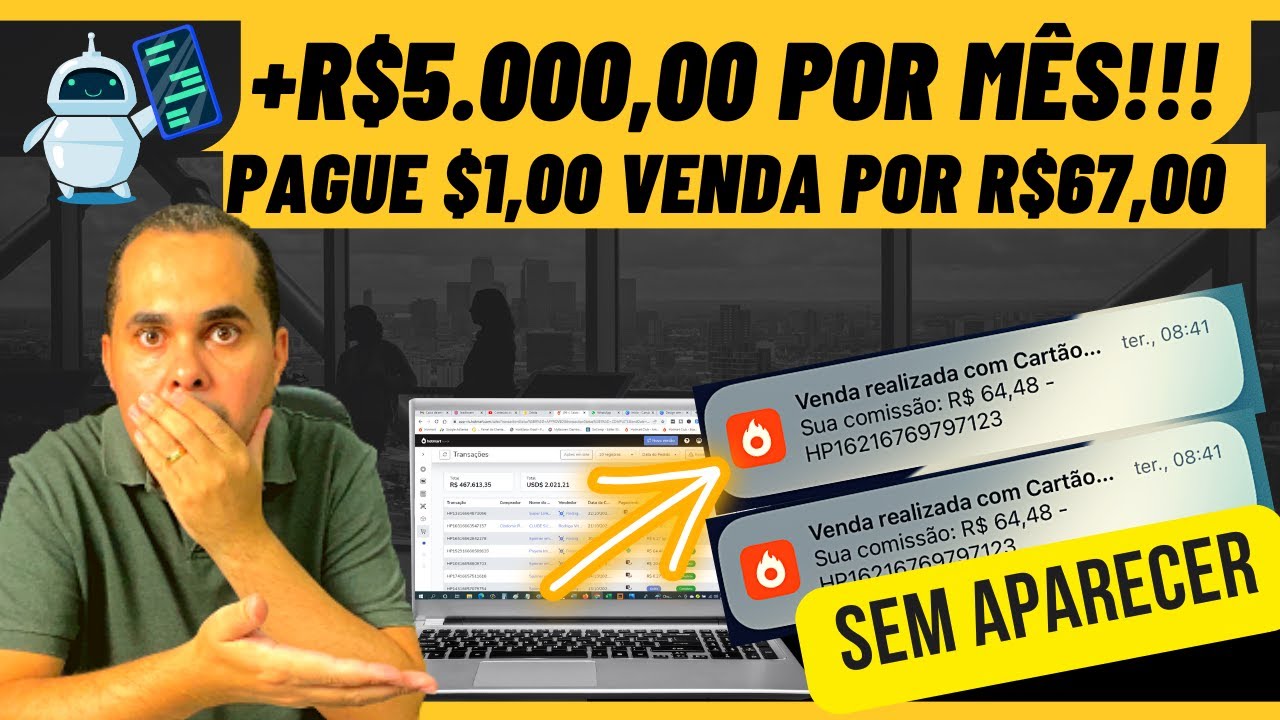 Ganhe R$1.000,00 por dia: Descubra como lucrar na internet!