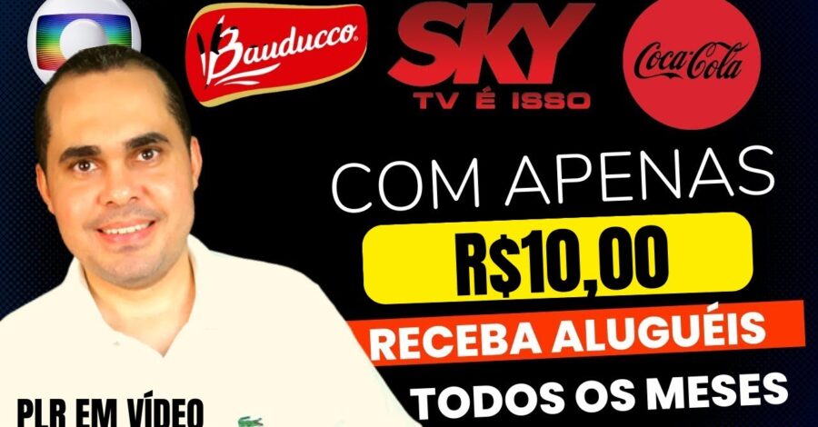 PLR LANÇAMENTO! Como receber aluguéis todos os meses COMEÇANDO com R$10,00 em FUNDOS IMOBILIÁRIOS!