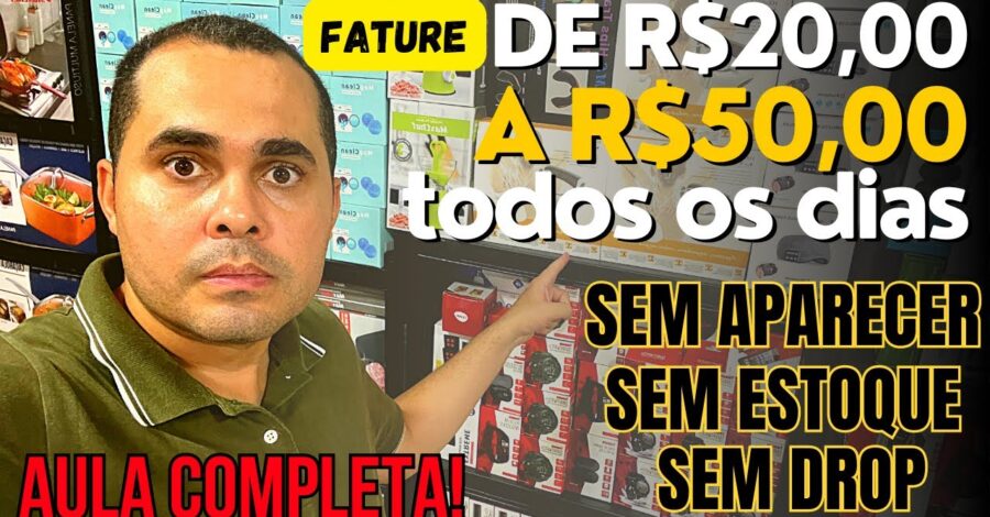 Aprenda como ganhar de R$20,00 a R$50,00 por dia com o Aliexpress e Amazon sem precisar de estoque