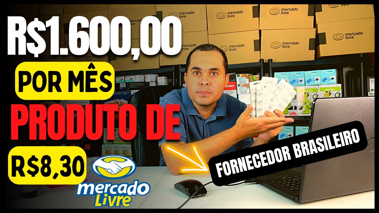 R$1.600,00 por dia Fornecedor com produtos nacionais! Pague R$8,30 venda por R$19,45 no MercadoLivre