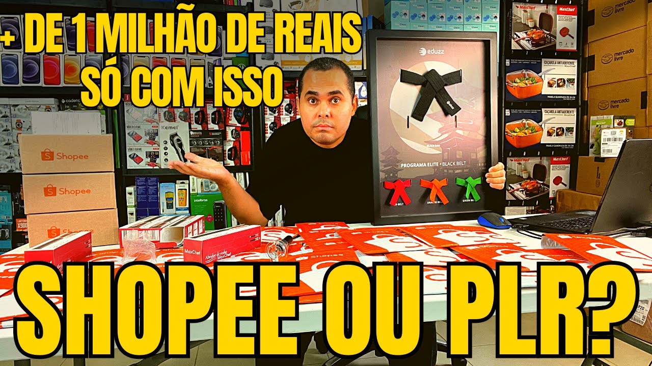 ❌Shopee ou PLR? Pare de perder tempo na Shopee e entenda o caminho para faturar R$50,00 por dia