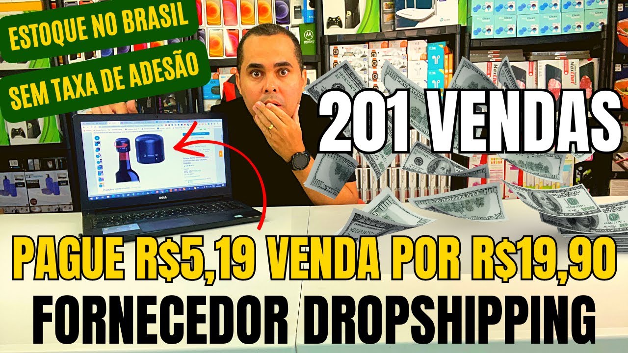 Pague R$5,19 venda por R$19,90 fornecedor DropShipping para Mercado Livre, Shopee e Loja virtual