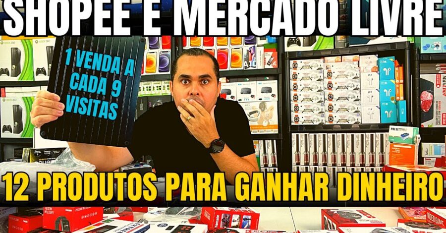 Shopee e Mercado Livre!12 Produtos para ganhar muito dinheiro vendendo na Shopee e no Mercado Livre