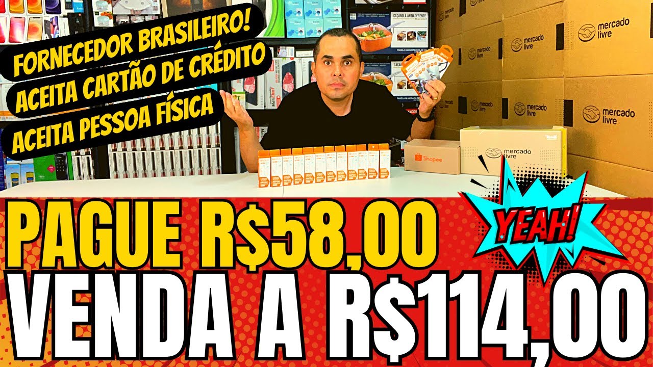 Pague R$58,00 venda por R$114,00 no MercadoLivre! Fornecedor com estoque no Brasil sem DIGITAL TAX