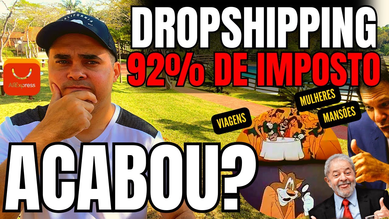 DROPSHIPPING ACABOU? 92% de imposto dá para continuar vendendo no MercadoLivre,Shopee e loja virtual