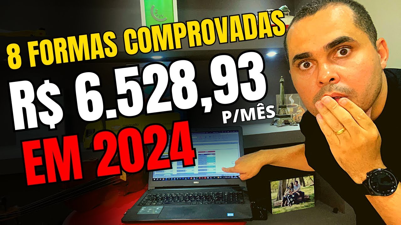 8 Maneiras de ganhar R$6.528,93 por mês e ter o salário mínimo ideal no Brasil em 2024