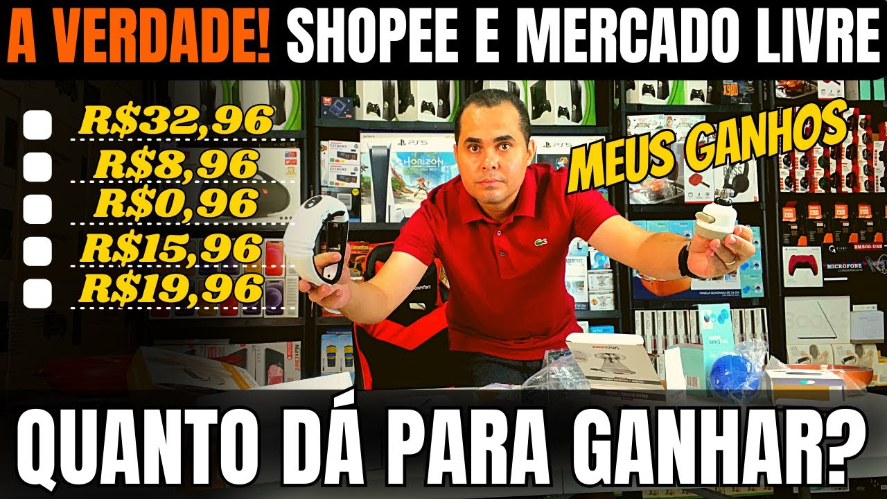R$32,96 por venda! Pare de perder tempo na Shopee e Mercado Livre e entenda como funciona de verdade
