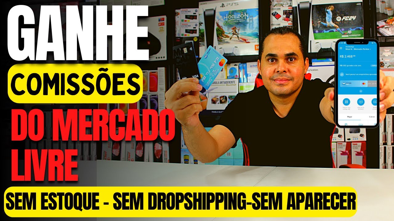 Até 14% de comissão! 4 Formas de receber dinheiro como AFILIADO DO MERCADO LIVRE sem ter produtos