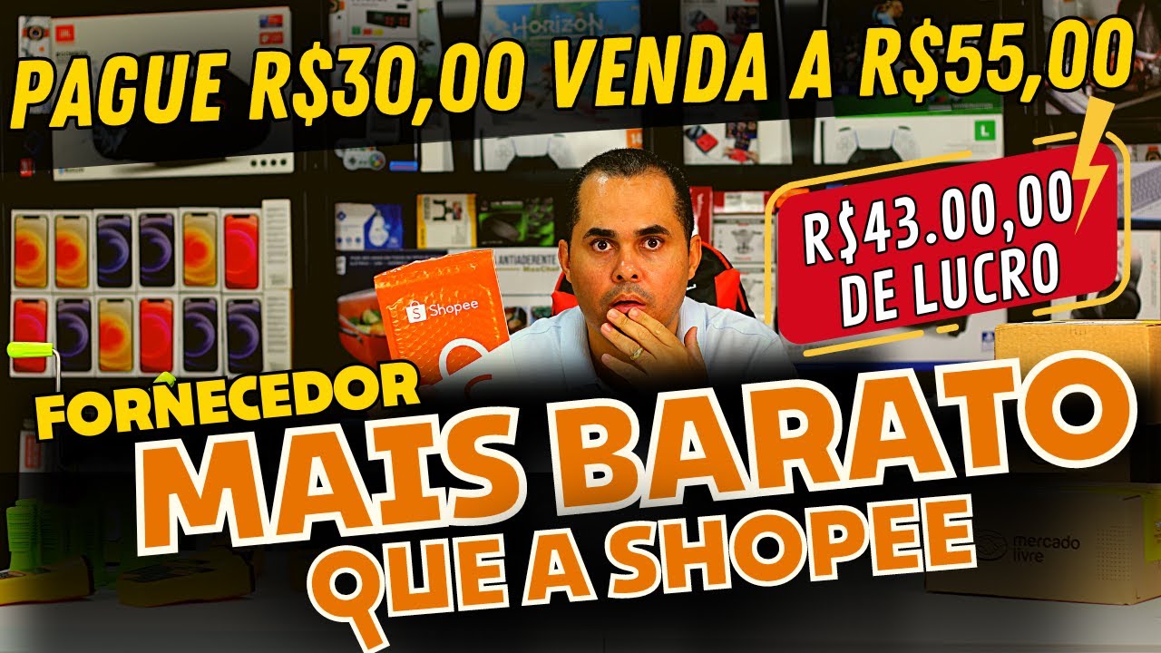 SERÁ O FIM DA SHOPEE? Lucro de R$40.000,00 vendendo na Shopee comprando de fornecedor Chinês do Brás