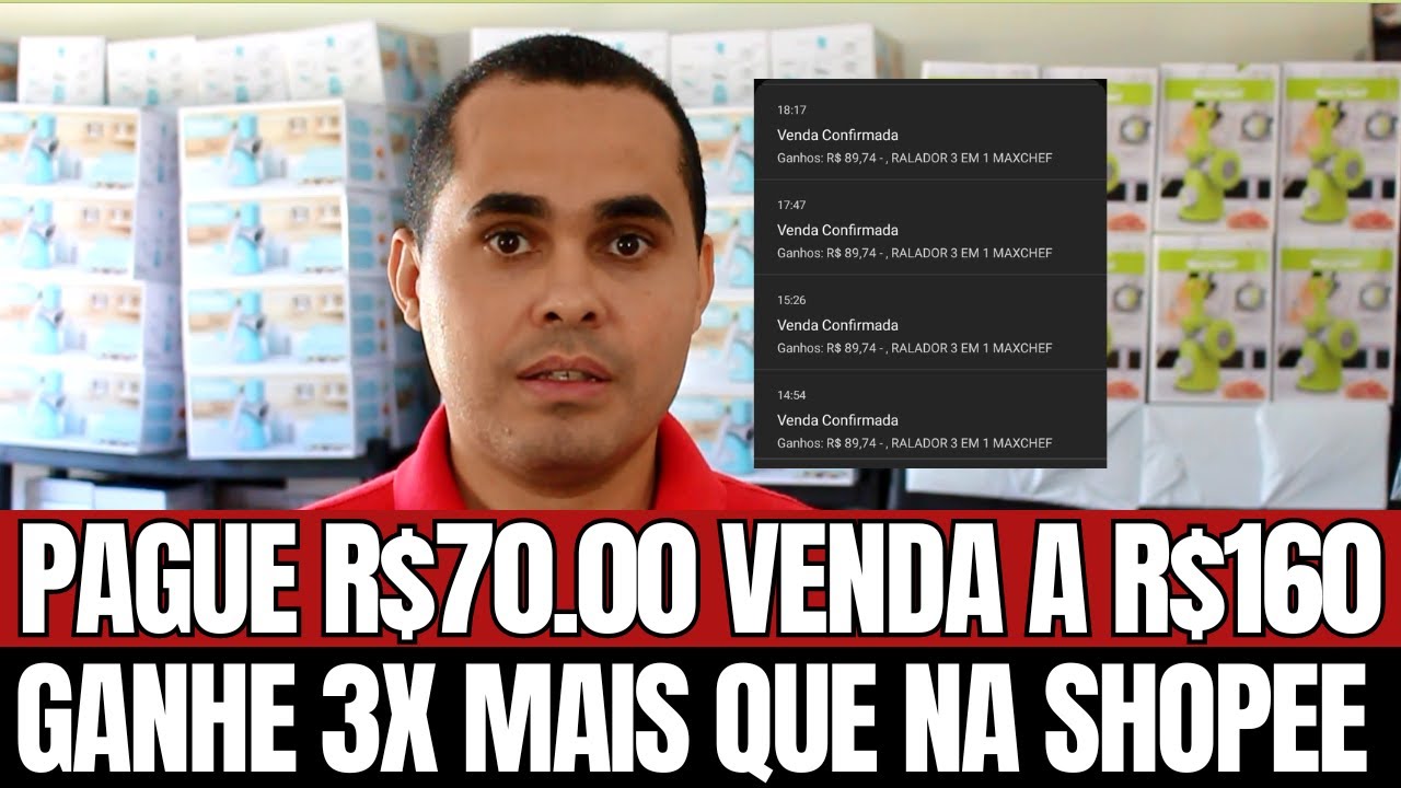 Lucre 3x mais que vendendo na Shopee!Fornecedor com mais de 1500 produtos no Brasil a pronta entrega