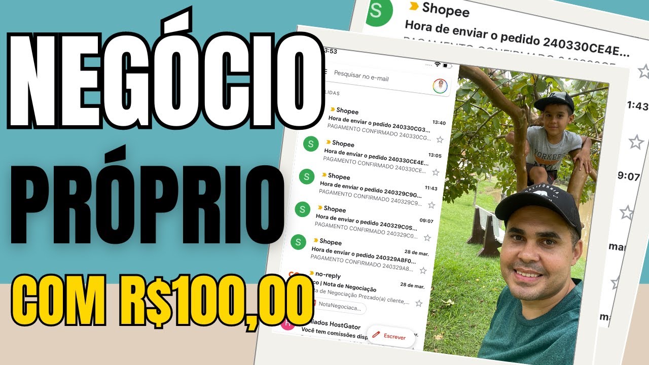 Negócio próprio com R$100,00 em 5 passos! Trabalhando em casa sem Fortune Tiger! Comece na Shoppee