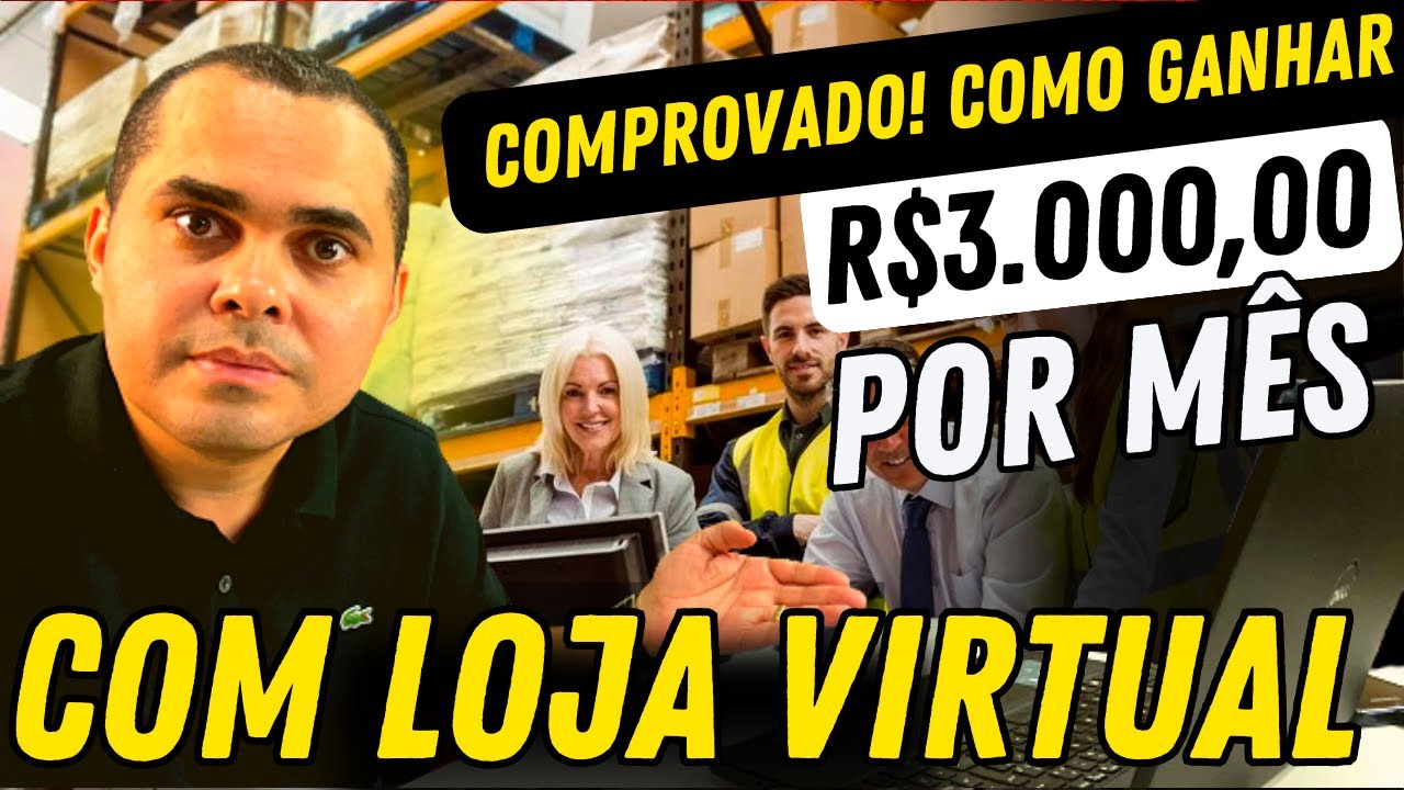 R$3.000,00 por mês Sem Shopee nem Mercado Livre! Como vender com LOJA VIRTUAL com Frete Grátis