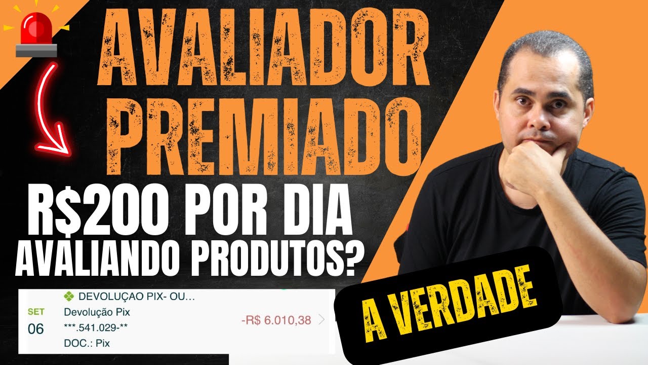❌ALERTA!❌⛔Avaliador Premiado é golpe? A VERDADE sobre ganhar dinheiro avaliando produtos de lojas