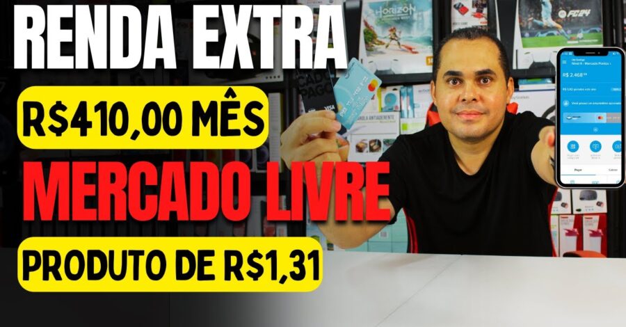 RENDA EXTRA! Como fazer mais de R$410,00 por mês trabalhando com o Mercado Livre sem Fortune Tiger