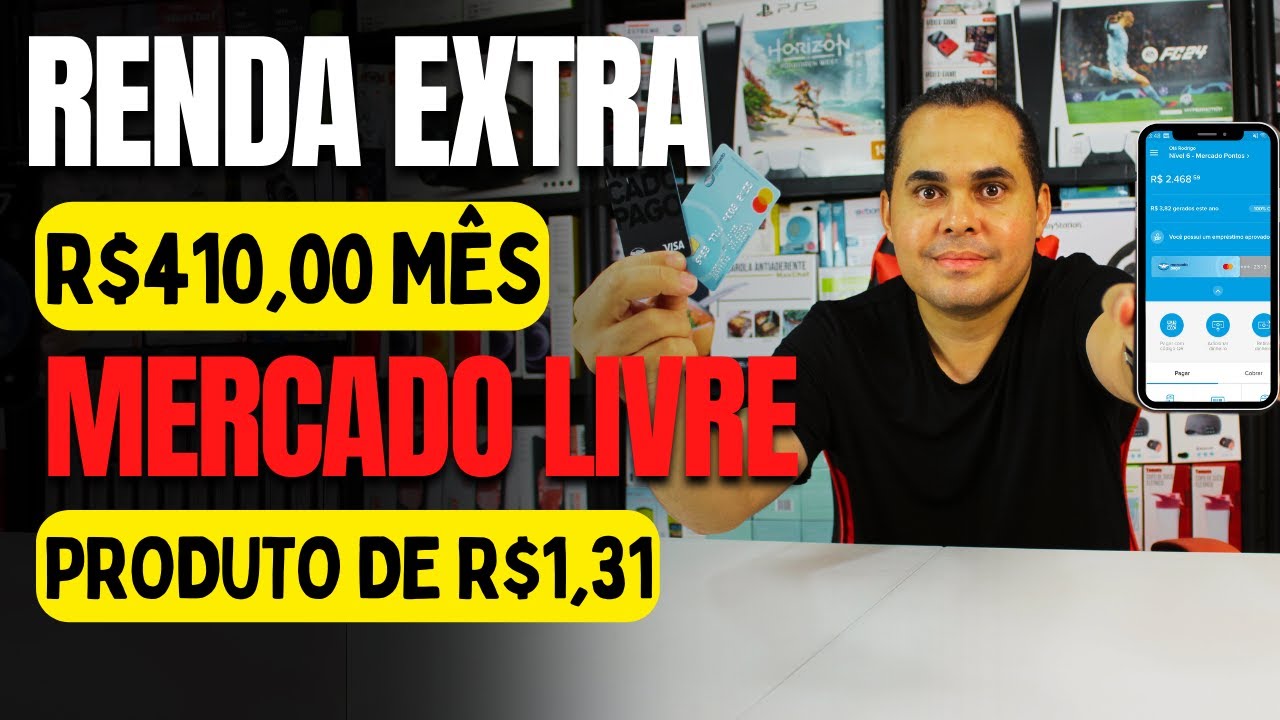 RENDA EXTRA! Como fazer mais de R$410,00 por mês trabalhando com o Mercado Livre sem Fortune Tiger