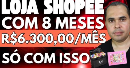 (8 meses de loja na Shopee)+R$6,000,00 por mês na Shopee só com 1 anúncio de Bobbie Goods+Canetinhas