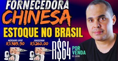 Até R$64 por venda! Fornecedor Chinês com ESTOQUE NO BRASIL Produtos mais vendidos no Mercado Livre