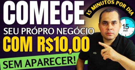 Comece seu próprio negócio com R$10,00 fazendo renda extra 15 minutos por dia usando a Shopee