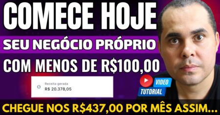 Como começar um negócio com menos de R$100,00 e ganhar R$437,00 por mês SEM Shopify ou Fortune Tiger