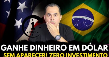 Como fazer $200 DÓLARES por mês em casa! Renda Extra em Dólar sem precisar de investimento