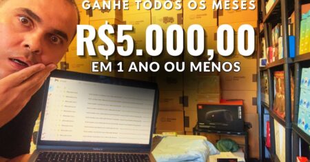 Como Ganhar R$5.000,00 por mês em 12 meses trabalhando em casa com a Shopee e MercadoLivre 2h p/ Dia