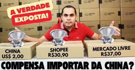 Compensa importar da China para vender na Shopee? Dá para pagar $1,00 e vender por R$30,00 em 2025?
