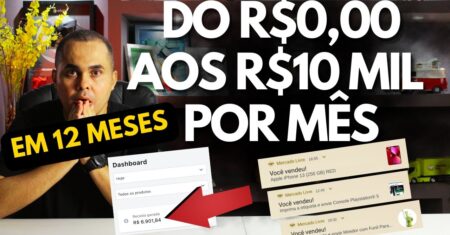 [COMPROVADO]Como sair do R$0,00 aos R$10.000,00 por mês em 12 Meses usando a Kiwify e Mercado Livre