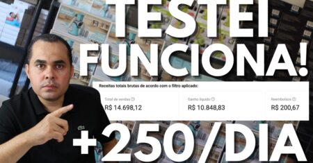 DEU CERTO:+R$250,00 por dia DE LUCRO trabalhando em casa sem SHOPIFY SEM SHOPEE NEM MERCADO LIVRE
