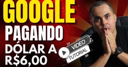 Dólar a R$6,00 e o Google pagando todo dia 22 para você trabalhar em casa! Ganhei $1.644,00 assim