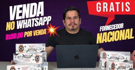 Ganhe R$50,00 na Venda de Smartwatch | Fornecedor + Estratégia Mercado Livre e WhatsApp