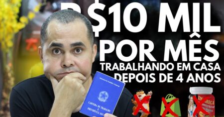 (não tem outro jeito) Cheguei nos R$10.000,00 por mês trabalhando em casa 6h por dia fazendo isso