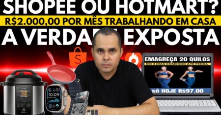 (o jeito mais fácil para fazer R$2 mil por mês)Shopee ou Hotmart para ganhar dinheiro como afiliado?