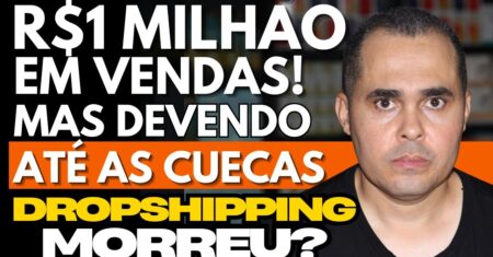 R$1 MILHÃO EM VENDAS:Mas ENDIVIDADO! DropShipping Shopify vale a pena em 2025?