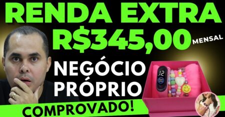 RENDA EXTRA:R$345,00 por mês com negócio próprio trabalhando em casa com o Mercado Livre