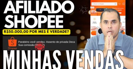 Shopee paga R$50.000,00 para afiliados? Minhas vendas como afiliado da Shopee trabalhando em casa