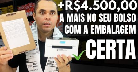 (aumenta seu lucro em +R$4.500,00 ano) Embalagens para vendedores Shopee e Mercado Livre
