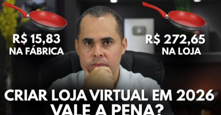 Compensa criar loja virtual em 2026? Ou é melhor Shopee e Mercado Livre para iniciantes?